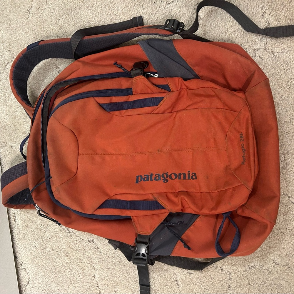 Patagonia Rust and Gray Backpack for Men